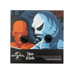 back of the monster squad enamel pin on a universal monsters pin card
