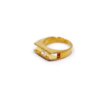 Moving Stone Ring, sci-fi ring, 80s ring, car ring, moving ring, han cholo ring