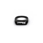 Moving Stone Ring, sci-fi ring, 80s ring, car ring, moving ring, han cholo ring