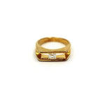 Moving Stone Ring, sci-fi ring, 80s ring, car ring, moving ring, han cholo ring