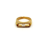 Moving Stone Ring, sci-fi ring, 80s ring, car ring, moving ring, han cholo ring