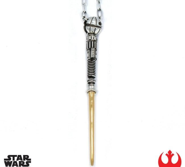 front of the Obi-Wan Saber Pendant from the han cholo star wars collection
