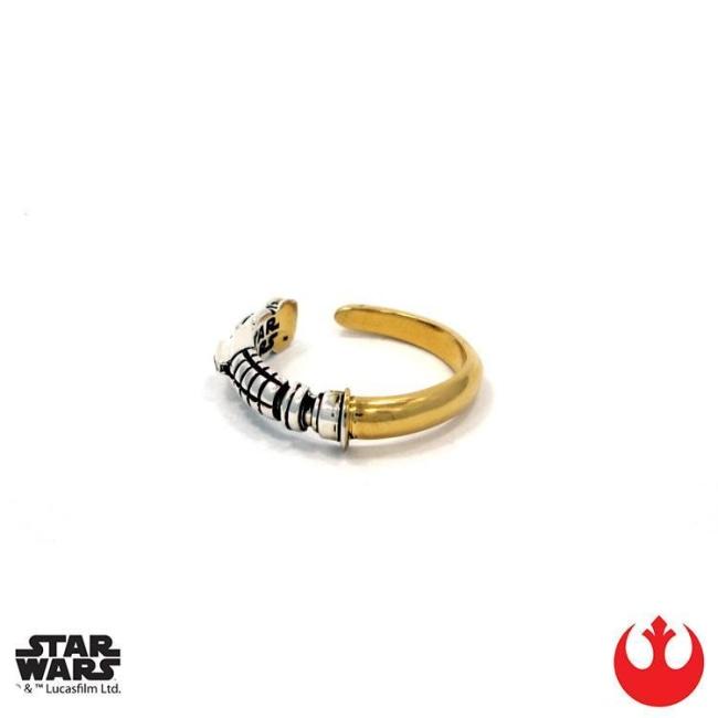 right side of the Obi Wan Saber Ring from the han cholo star wars collection