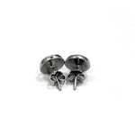 video game earrings back view of the Player 1 player 2 Earrings on a white background