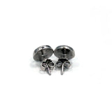 video game earrings back view of the Player 1 player 2 Earrings on a white background