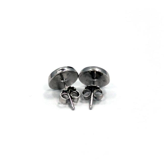 video game earrings back view of the Player 1 player 2 Earrings on a white background