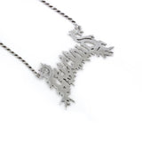 Precious Name Plate Pendant Pm Necklaces