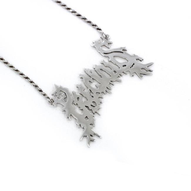 Precious Name Plate Pendant Pm Necklaces