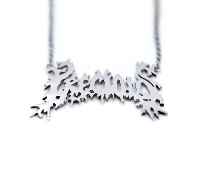 Precious Name Plate Pendant Pm Necklaces