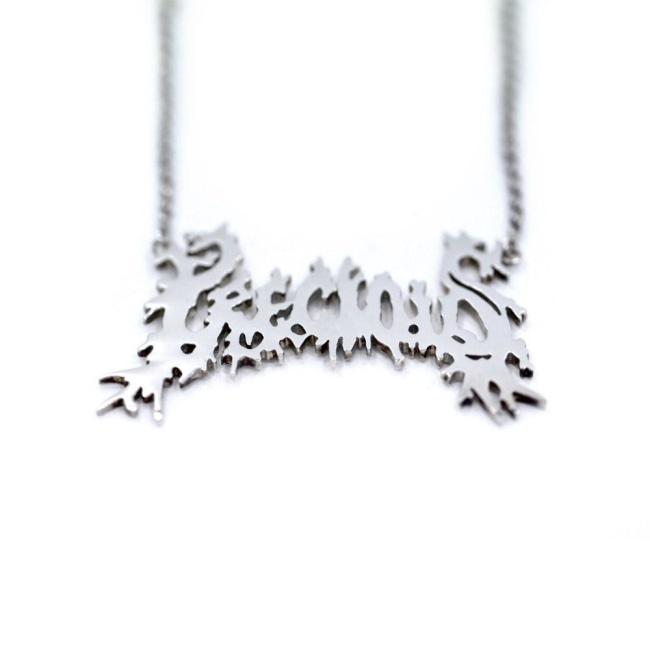 Precious Name Plate Pendant Pm Necklaces