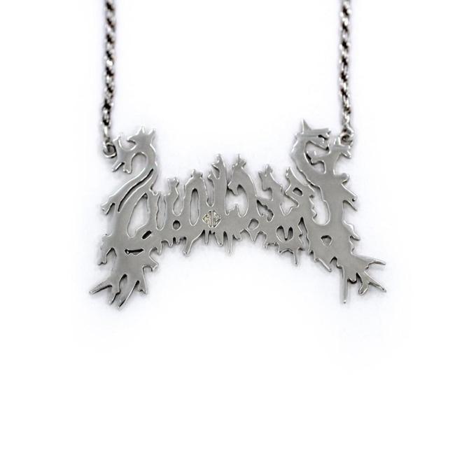 Precious Name Plate Pendant Pm Necklaces