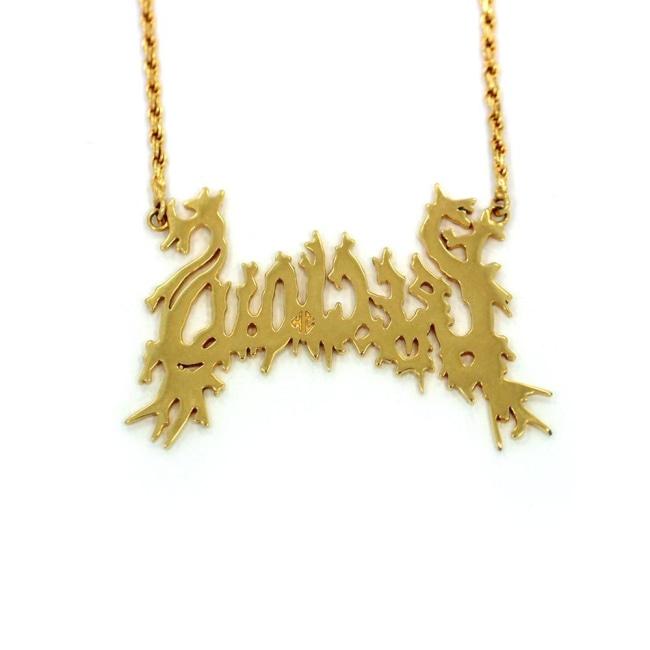 Precious Name Plate Pendant Pm Necklaces