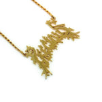 Precious Name Plate Pendant Pm Necklaces