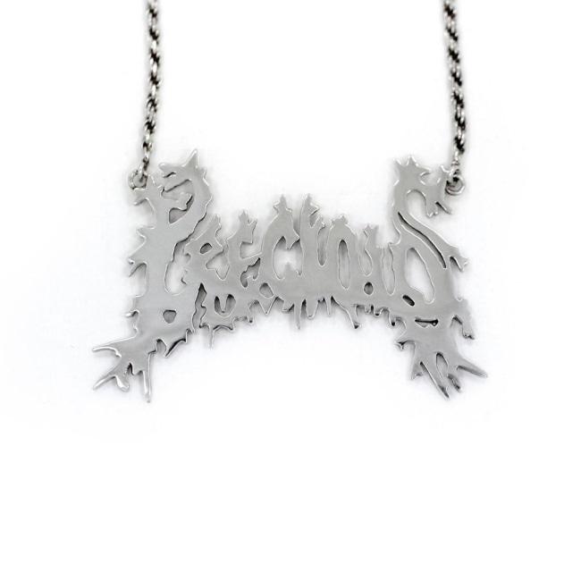 Precious Name Plate Pendant Sterling Silver .925 Pm Necklaces
