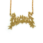 Precious Name Plate Pendant Vermeil Pm Necklaces