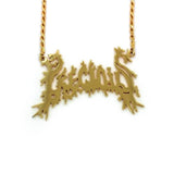 Precious Name Plate Pendant Vermeil Pm Necklaces