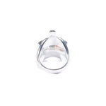 back of the Raider Ring in silver from the han cholo alien collection