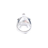 back of the Raider Ring in silver from the han cholo alien collection
