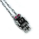 right angle view of the Robot Pendant from the han cholo fantasy collection