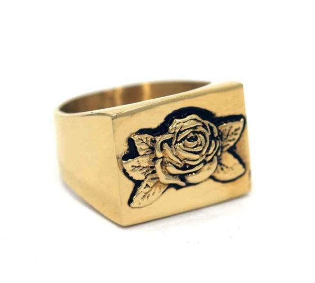 Rose Signet Ring Pm Rings