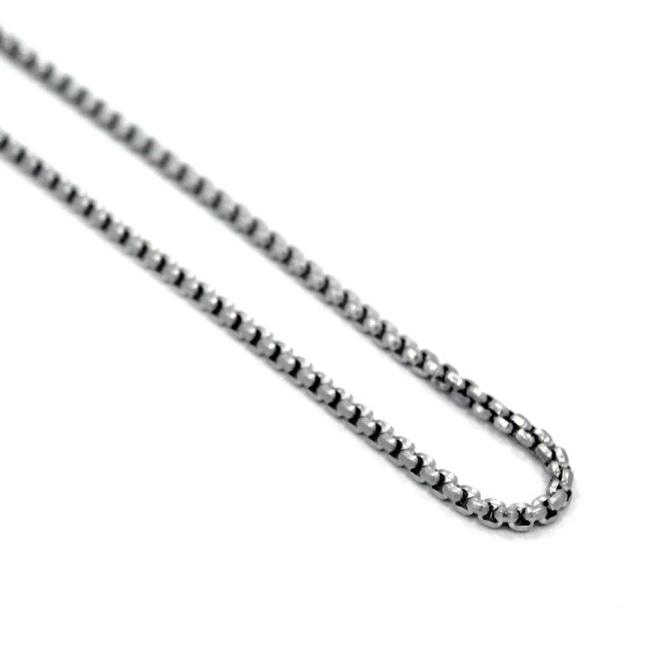 Round Box Chain Ss Necklaces