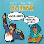Sea Hawk Enamel Pin