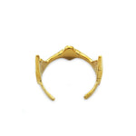 back view of the she-ra crown ring from she-ra and the princesses of power on white background