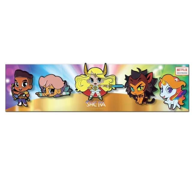 She-Ra Chibi Enamel Pin Set