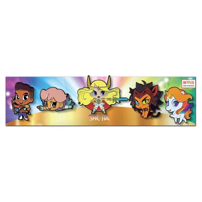 She-Ra Chibi Enamel Pin Set