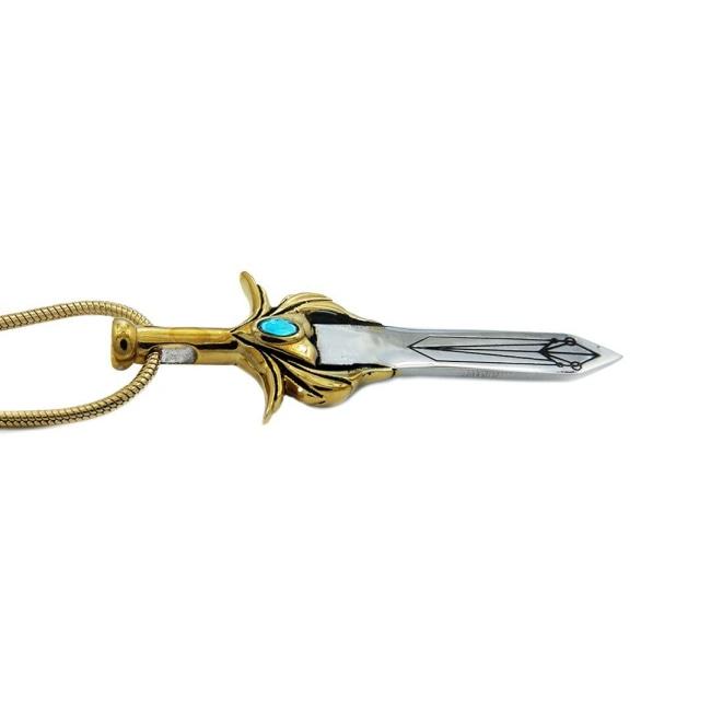 She-Ra Sword Pendant angled pointing to the left on a white background