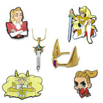 Ultimate She-Ra Bundle (1 Ring, 1 Pendant, 4 Pins) Enamel Pin She-Ra POP 