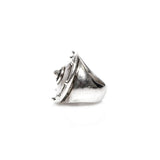 right of the Shield Of Orion Ring in silver from the han cholo fantasy collection