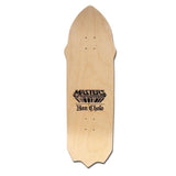 back of the Skeletor skate deck from the masters of the universe collection