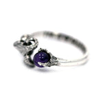 right of the Skeletor havoc Ring in silver from the masters of the universe jewelry collection