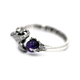 right of the Skeletor havoc Ring in silver from the masters of the universe jewelry collection