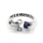 inside of the Skeletor havoc Ring in silver from the masters of the universe jewelry collection