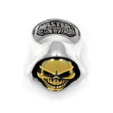 arial shot of the Skeletor Ring from the masters of the universe collection