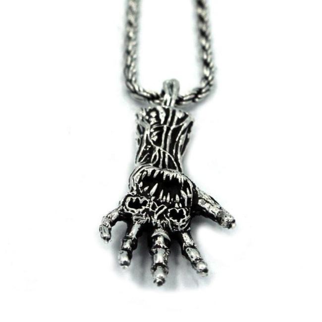 Skinner Haunted Hand Pendant Sterling .925 / 24 Pm Necklaces