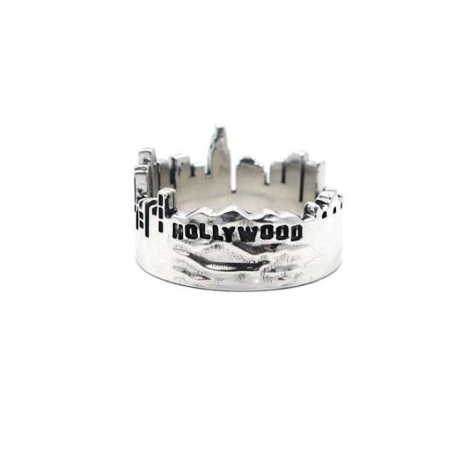 Skyline Ring Sterling .925 / 9 Pm Rings