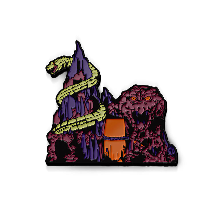 snake mountain enamel pin, snake mountain merch