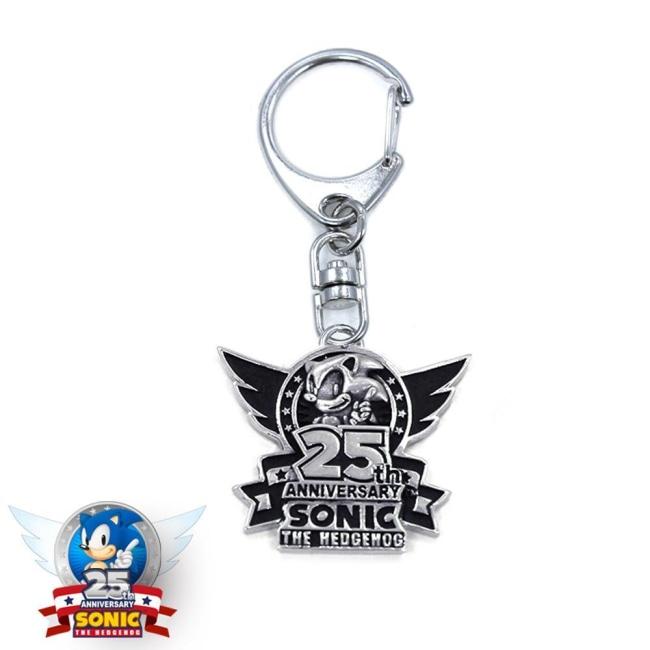 Sonic 25Th Keychain Silver / O/s Keychains