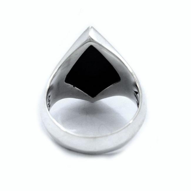 back of the space god ring in 2 tone from the han cholo fantasy collection
