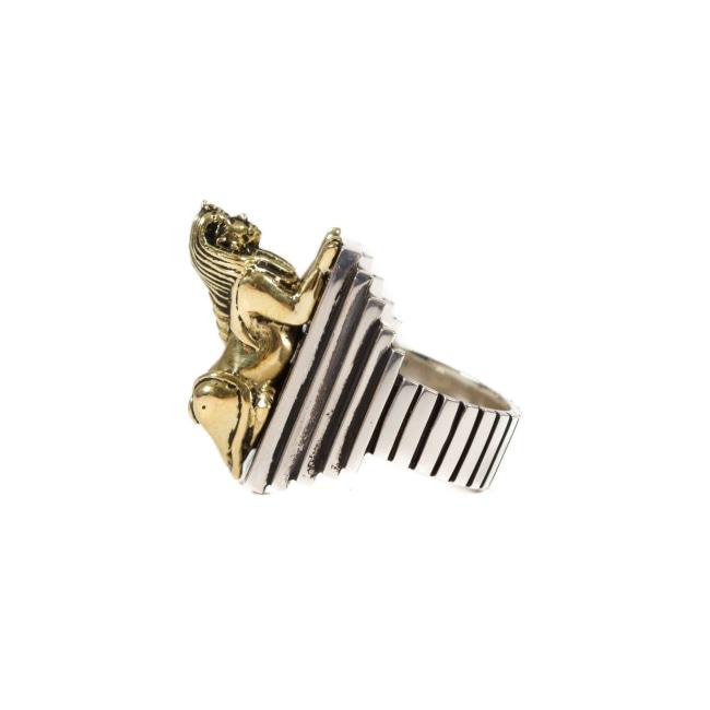 Sphynx Ring, egyptian ring, egyptian jewelry, han cholo ring, han cholo jewelry, sphynx jewelry