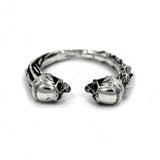 Spirit Bone Ring Sterling .925 / 9/10/11 Pm Rings