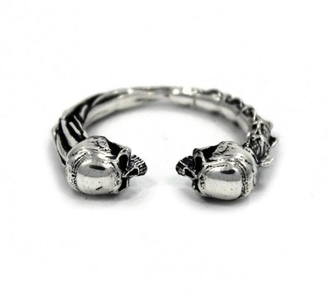 Spirit Bone Ring Sterling .925 / 9/10/11 Pm Rings