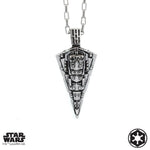 front of the Star Destroyer Pendant from the han cholo star wars collection