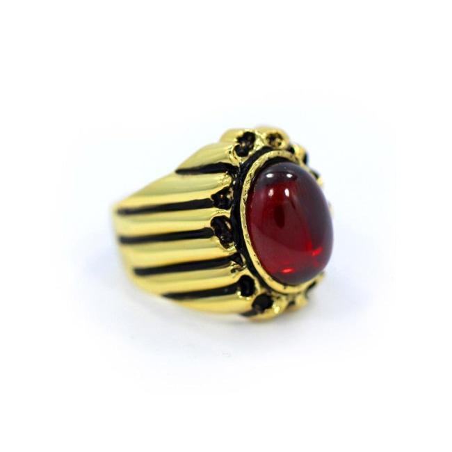 Sun God Ring, God Ring, King Ring, Garnet Ring, Mens Ring, Han Cholo Ring, Red stone ring