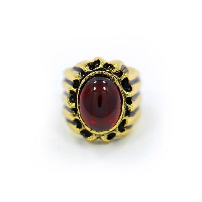 Sun God Ring, God Ring, King Ring, Garnet Ring, Mens Ring, Han Cholo Ring, Red stone ring