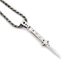 Switchblade Pendant Sterling .925 Pm Necklaces