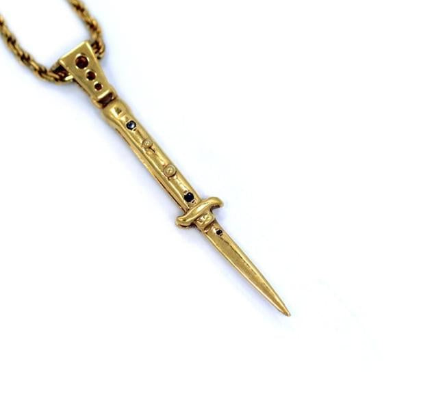Switchblade Pendant Vermeil Pm Necklaces